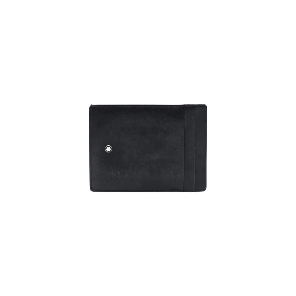 Montblanc Meisterstück View Pocket Leather Cardholder Card Case Wallet Black